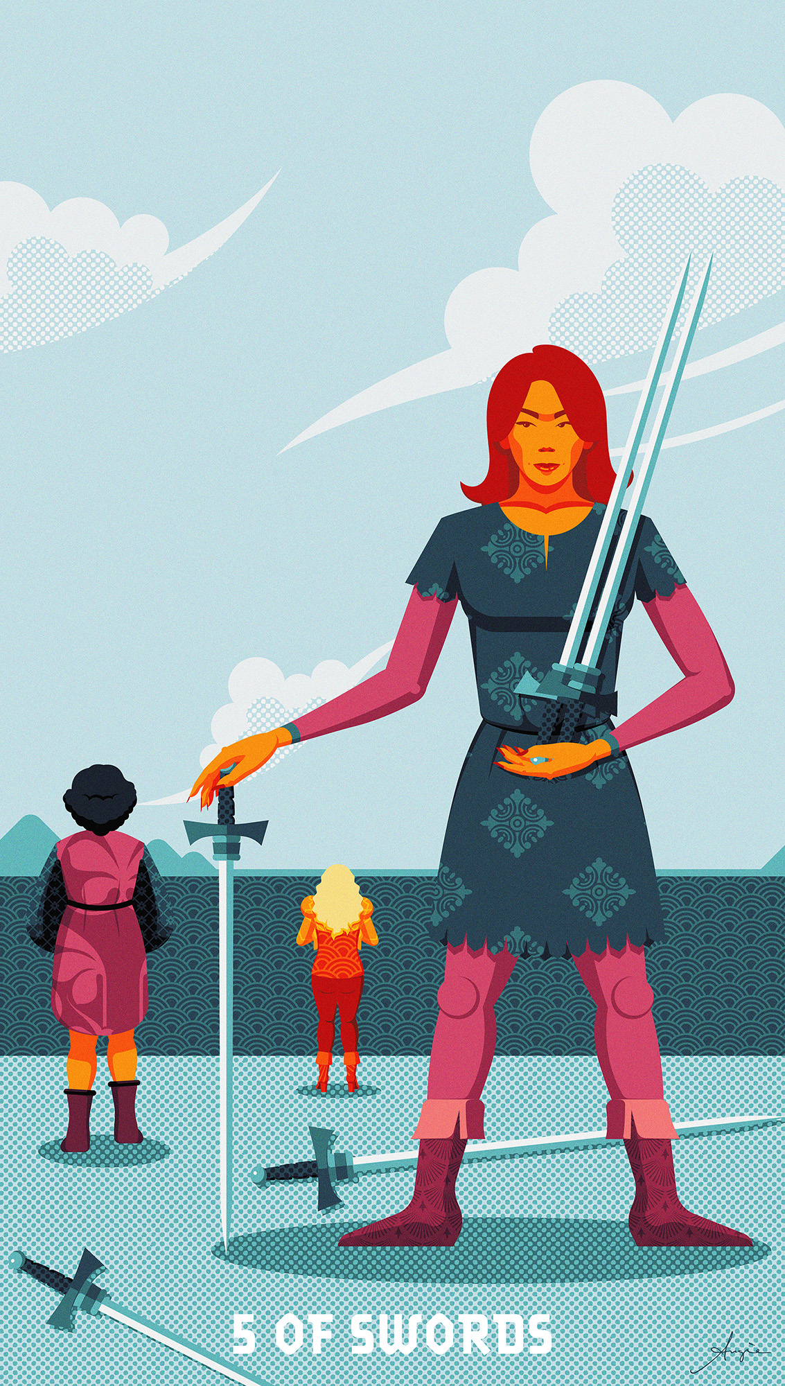 Tarot Deck: 5 of Swords