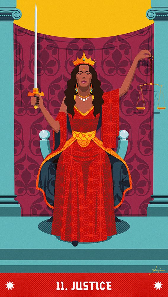 Tarot Deck: Justice Tarot Deck: Justice