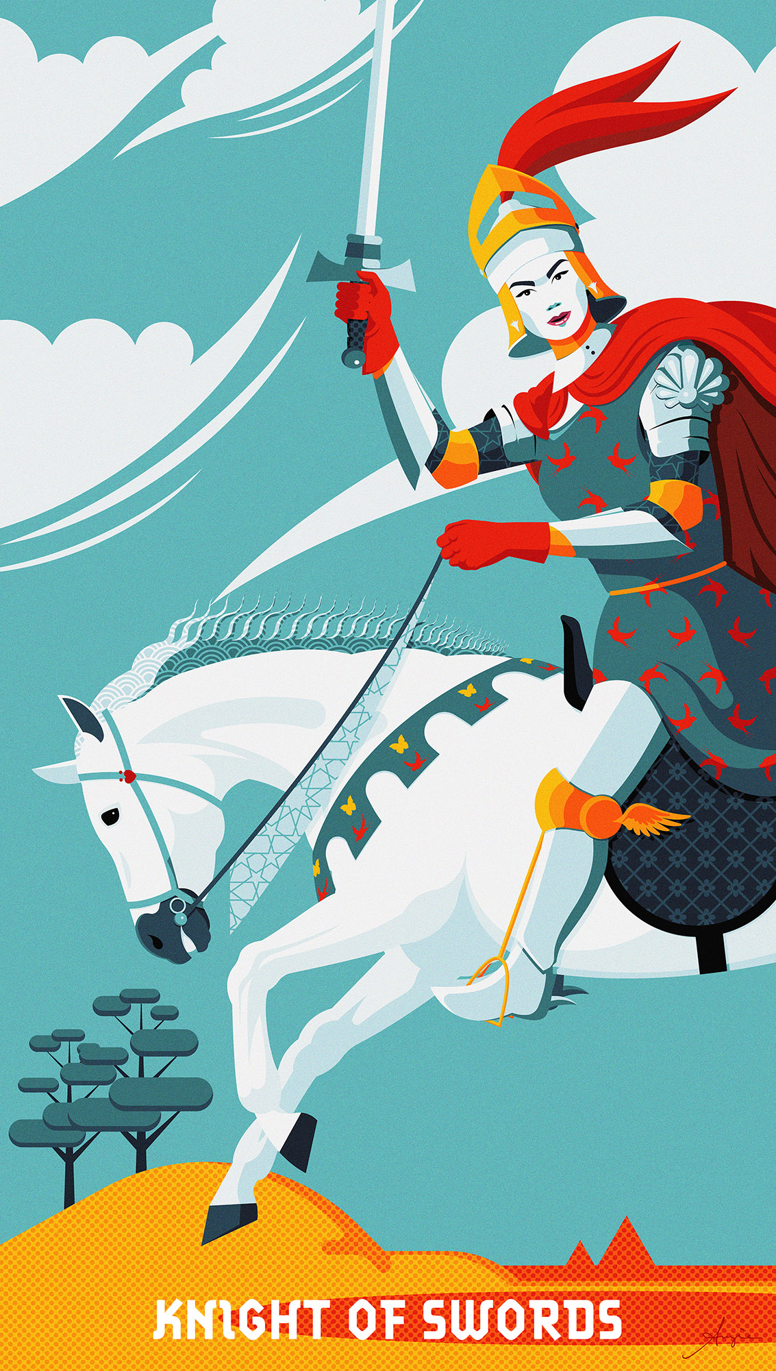 Tarot Deck: Knight of Swords