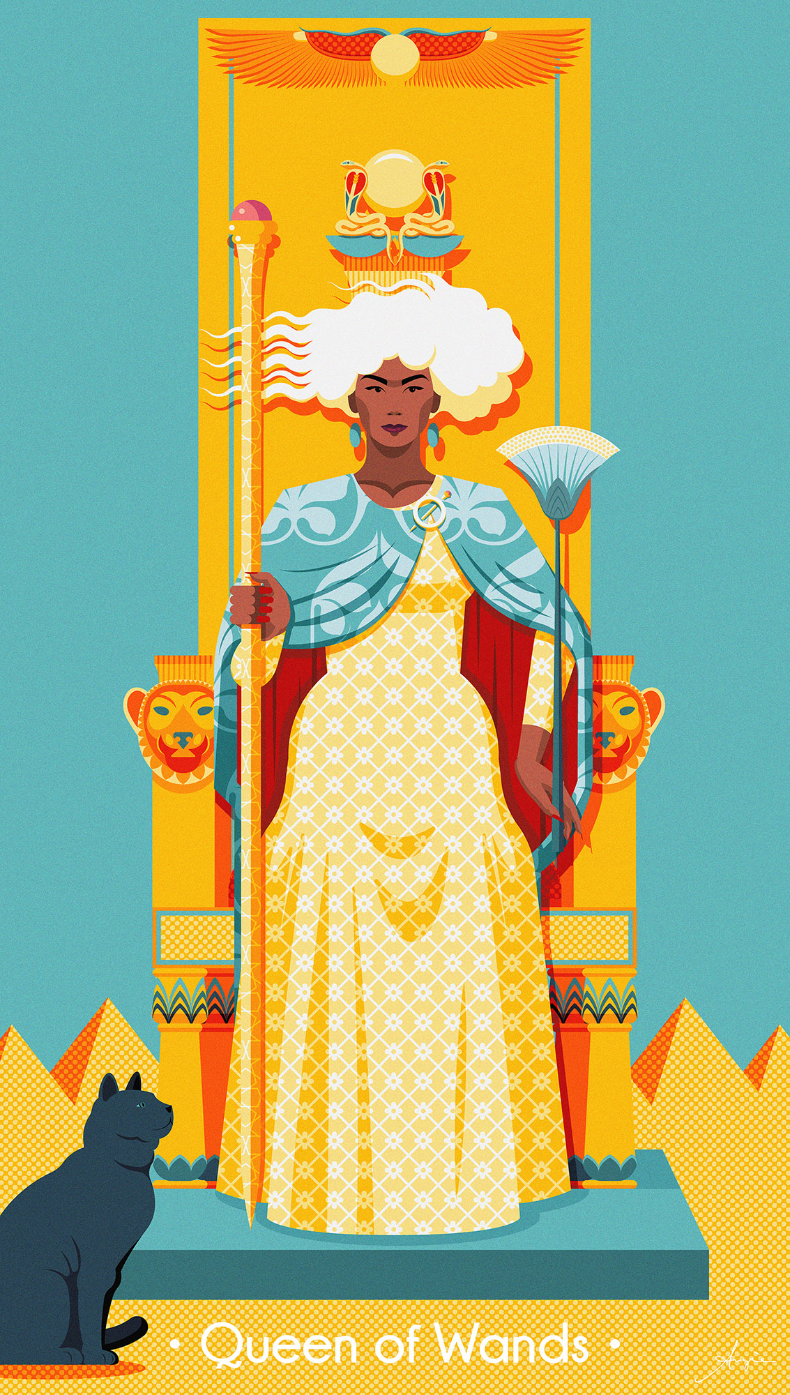 Tarot Deck: Queen of Wands